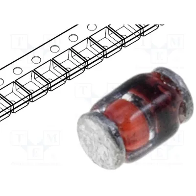 Diode: Zener; 0.5W; 15V; SMD; reel,tape; MicroMELF; single diode