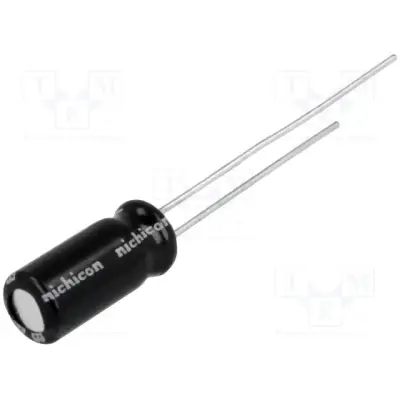 Capacitor: electrolytic; bipolar; THT; 22uF; 100VDC; Ø10x16mm; ±20%