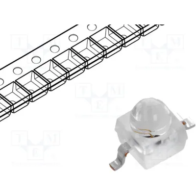IR led transmitter 940nm läbipaistev 40mW 12° SMD 2.3x2.3mm