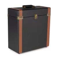 RC37 Vinyl Record Case Luxe Black
