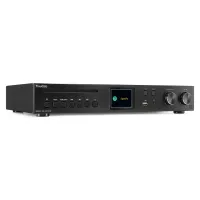 Brescia Internet Receiver with Amplifier, DAB+ and CD Player Black