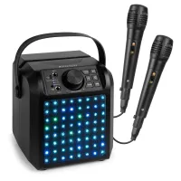 KAR50B Karaoke Speaker with LED Light Effect Black