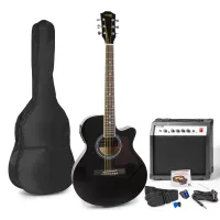 ShowKit Электроакустическая гитара, комплект, черный