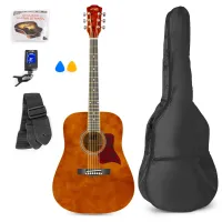 SoloJam Western Guitar Pack Dark Natural