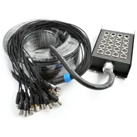 CX164 lavakaabel, 16 sisendit, 4 väljundit, XLR, 30 meetrit