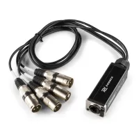 Разветвитель кабеля CX190 RJ45 на 4x XLR3M, 0.7м
