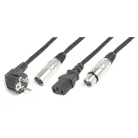 CX10-20 Light Combi Cable Schuko - XLR M / IEC F - XLR F 20m