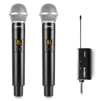 WM552 Dual Wireless Microphone Plug-and-Play Set UHF