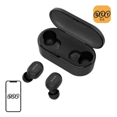 Wireless Earphones TWS QCY T2C Bluetooth V5.0 (black)