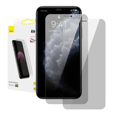 Baseus 0,3 mm ekraanikaitse (2 tk pakis) iPhone XS Max/11 Pro Max 6,5-tollisele mudelile