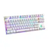 Mechanical gaming keyboard Motospeed K82 RGB (white)