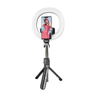 Selfie stick/ tripod Puluz with LED light ring