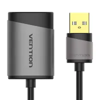 Внешняя USB звуковая карта Vention CDKHB, TRS 3.5мм, 0.15м (серый)
