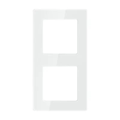 Kahekordne raamiga pistikupesa Avatto N-TS10-Frame-W2 (valge)