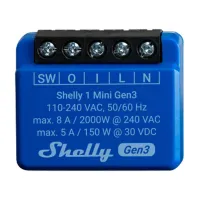 Shelly 1 Mini Gen3 Kontroller, WiFi/Bluetooth