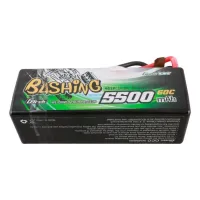 Gens ace G-Tech 5500mAh 4S1P 14.8V 60C kõvakorpusega RC auto Lipo aku