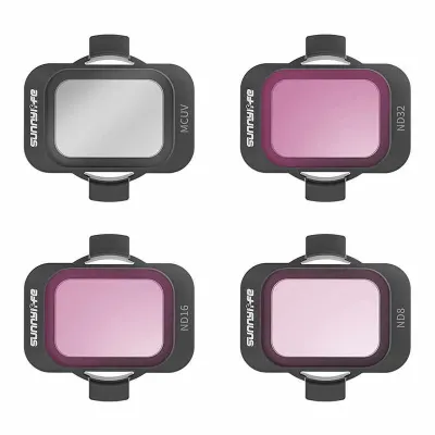 Komplekt 4 filtrit Sunnylife MCUV, ND8/16/32 DJI Avata 2 jaoks