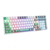 ONIKUMA G38 98 klahviga USB juhtmega mehaaniline klaviatuur, valge