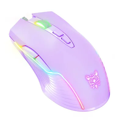 ONIKUMA RGB juhtmega mängurihiir CW905 lilla