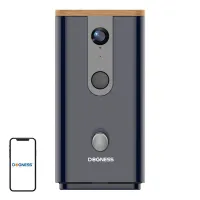 Умная кормушка-снек с камерой T03 Dogness (черная)