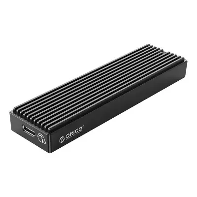 Orico NVME M.2, 10 Gbps, USB-A kuni USB-C + USB-C kuni USB-C kettakonteiner (must)