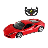 RASTAR 1:14 RC puldiga juhitav auto Ferrari 488 GTB (punane)
