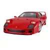 RASTAR R/C 1:14 Ferrari F40 puldiga auto (punane)