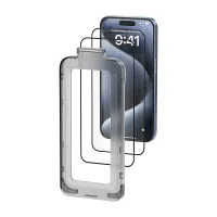 Vention KUKTCC-20 karastatud klaas iPhone 15 Plusile + aplikaator