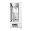 Darkflash DY451L arvutikorpus ilma ventilaatoriteta (valge)