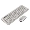 Havit KB254GCM juhtmevaba 2-in-1 mängukomplekt klaviatuur + hiir (hall) (QWERTY)