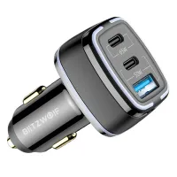 BlitzWolf BW-BC4 115W 3-pordiline USB PD autolaadija