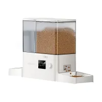 Rojeco Uus 2-ühes Lemmiklooma Joogifontään ja Söötja WiFi (valge)