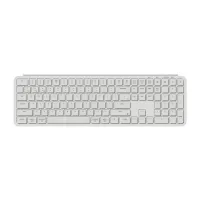 Ultra Slim Keychron B6 Pro 2.4G Wireless Keyboard (White) [B6P-K8].