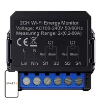 Avatto WiFi WPM16-2 smart bi-directional energy meter