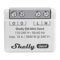 Измеритель энергии Shelly EM Мини Gen4 WiFi/Matter