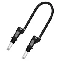 2,5mm silikoon-turvajuhe, 4mm pistikutega, L=2m; 36A, 600V, valge