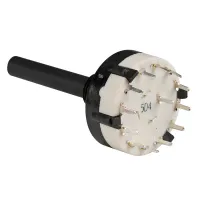 ПОВОРОТНЫЙ ПЕРЕКЛЮЧАТЕЛЬ 1P / 12 ПОЗИЦИЙ ДЛЯ ПЕЧАТНОЙ ПЛАТЫ