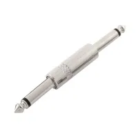 6,35mm MONO pistik - 6,35mm MONO pistik ülemineku adapter