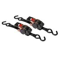 2 x стяжные ремни с храповым механизмом - 300 кг - 3 м x 25 мм