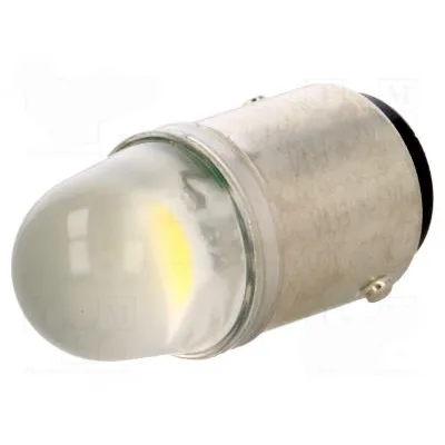 LED lamp; white; BA15D; 24VDC; 24VAC