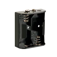 Магазин для батареек: 2 x C (С КНОПОЧНЫМИ КЛЕММАМИ)