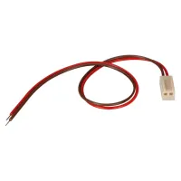 BOARD TO WIRE CONNECTOR - FEMALE - 2 CONTACTS / 20cm
