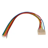 BOARD TO WIRE CONNECTOR - FEMALE - 6 CONTACTS / 20cm