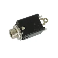 6.35mm monteeritav pesa - lülitiga - STEREO