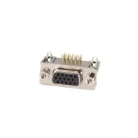 FEMALE 15-PIN SUB-D CONNECTOR - HIGH DENSITY - PCB MOUNTING
