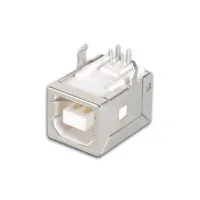 USB B FEMALE, SINGLE CONNECTOR 90°, PCB MOUNT