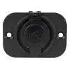 Recessed USB socket (12-24 VDC input, 5 V output)