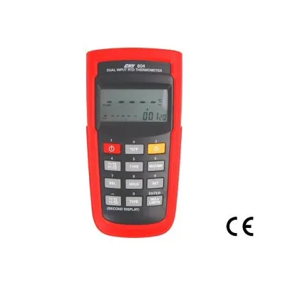 2-kanaliga Pt100 termomeeter