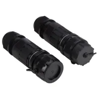 Четырехконтактное кабельное соединение - погодоустойчивое IP68 - 16A 320V комплект "мама-папа"