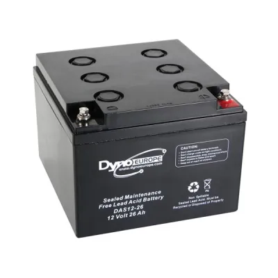 LEAD ACID BATTERY 12V-26Ah 165x174.5x125mm